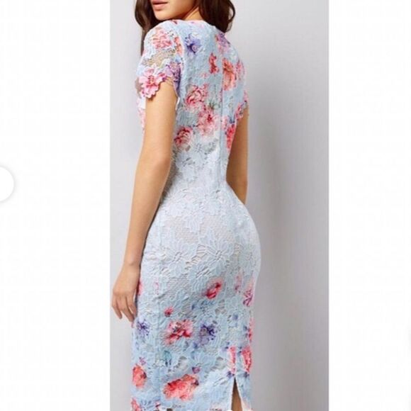 GUC Armani Exchange Paris Floral Dress (size 14) - Picture 5 of 10